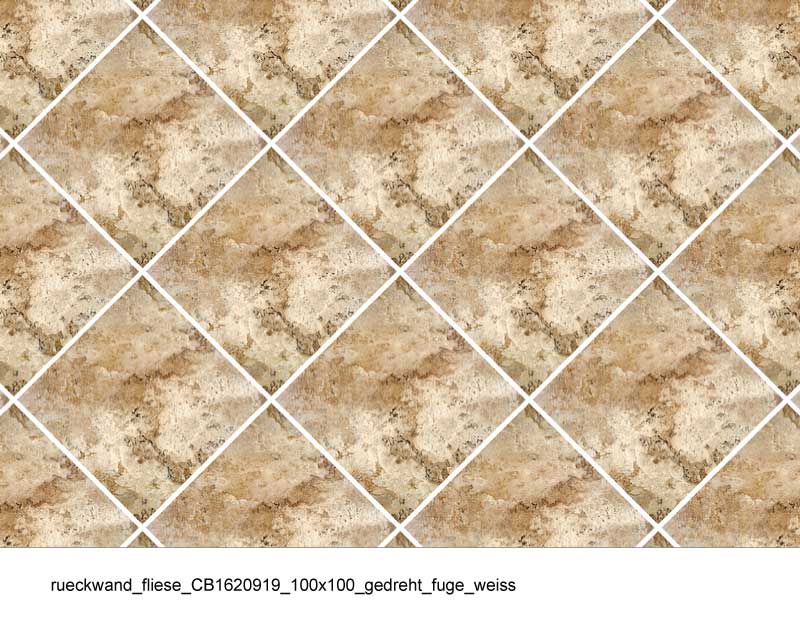 Keramikfliesen in Beige- und Brauntönen mit diagonaler Ausrichtung Nahaufnahme von diagonal angeordneten Keramikfliesen in Beige- und Brauntönen, verbunden durch weiße Fugen