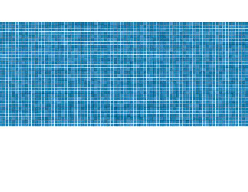 Blaues Mosaikfliesenmuster für Badezimmer oder Pool Nahaufnahme eines blauen Mosaikfliesenmusters mit kleinen quadratischen Kacheln, ideal für Badezimmer oder Pools