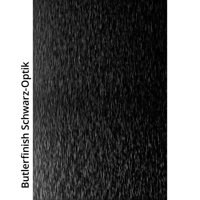 Butlerfinish Schwarz-Optik Textur Texturbild mit Butlerfinish in Schwarz-Optik
