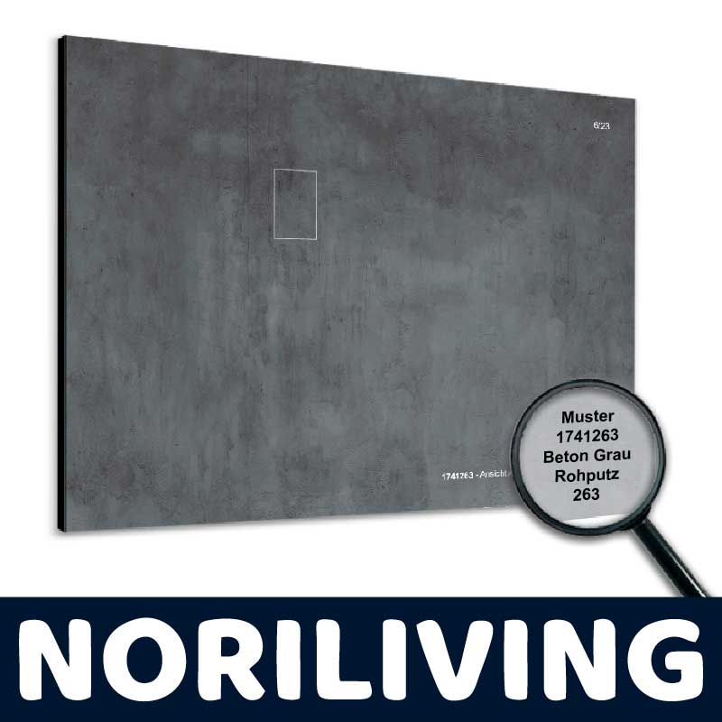 Musterplatte Beton Grau Rohputz 263 von Noriliving Angezeigte Musterplatte Beton Grau Rohputz mit der Nummer 1741263 von Noriliving